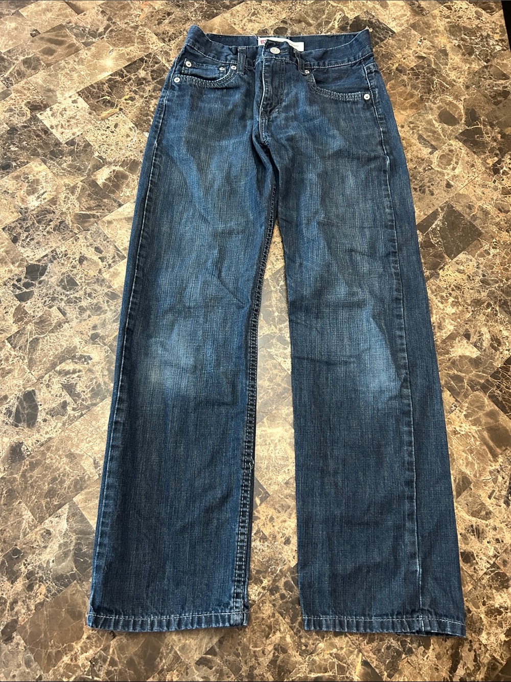 Levi’s Girls’ Straight-Leg Denim Jeans - Blue size 14 years (27x27)
